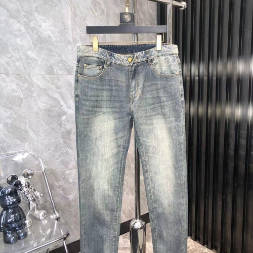 Replica Louis Vuitton LV Jeans For Men #1248622 $45.00 USD for Wholesale