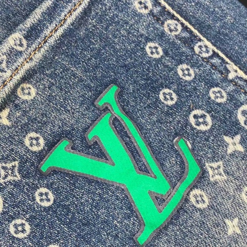 Replica Louis Vuitton LV Jeans For Men #1248623 $45.00 USD for Wholesale