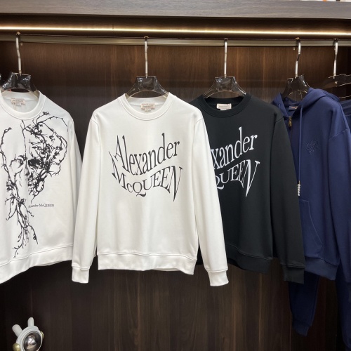 Alexander McQueen Hoodies Long Sleeved For Men #1248630 $80.00 USD, Wholesale Replica Alexander McQueen Hoodies