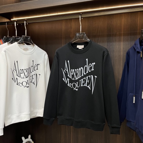 Replica Alexander McQueen Hoodies Long Sleeved For Men #1248631 $80.00 USD for Wholesale