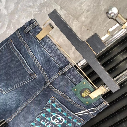 Replica Gucci Jeans For Men #1248634 $45.00 USD for Wholesale