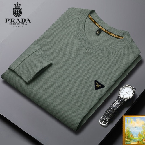 Prada Hoodies Long Sleeved For Men #1248691 $40.00 USD, Wholesale Replica Prada Hoodies