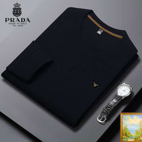 Prada Hoodies Long Sleeved For Men #1248692 $40.00 USD, Wholesale Replica Prada Hoodies