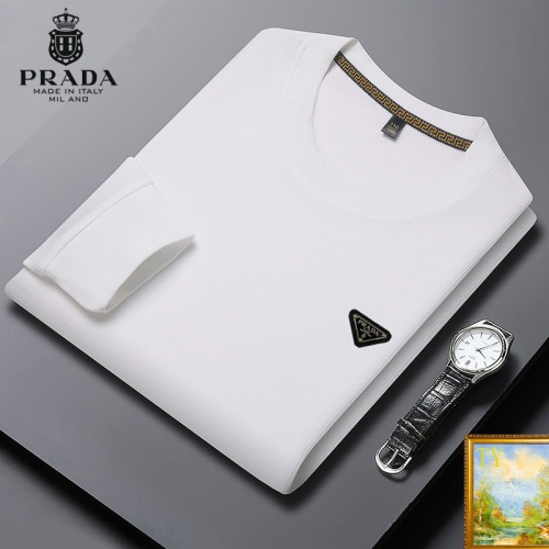 Prada Hoodies Long Sleeved For Men #1248693 $40.00 USD, Wholesale Replica Prada Hoodies