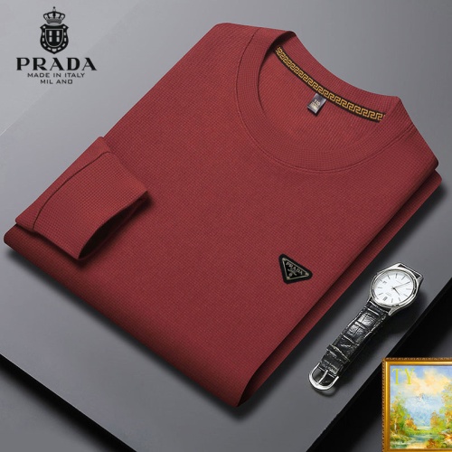 Prada Hoodies Long Sleeved For Men #1248696 $40.00 USD, Wholesale Replica Prada Hoodies