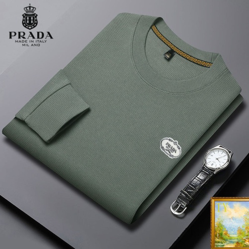 Prada Hoodies Long Sleeved For Men #1248705 $40.00 USD, Wholesale Replica Prada Hoodies