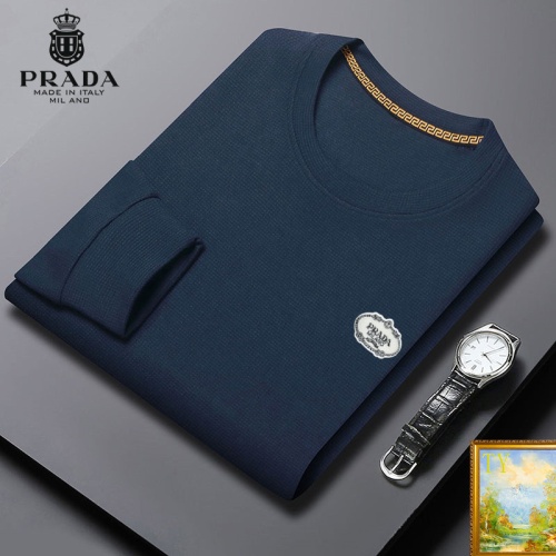 Prada Hoodies Long Sleeved For Men #1248707 $40.00 USD, Wholesale Replica Prada Hoodies