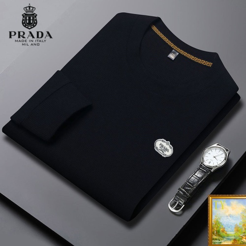 Prada Hoodies Long Sleeved For Men #1248708 $40.00 USD, Wholesale Replica Prada Hoodies