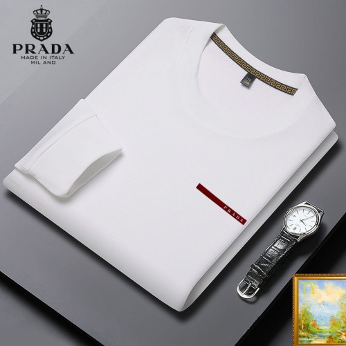 Prada Hoodies Long Sleeved For Men #1248709 $40.00 USD, Wholesale Replica Prada Hoodies