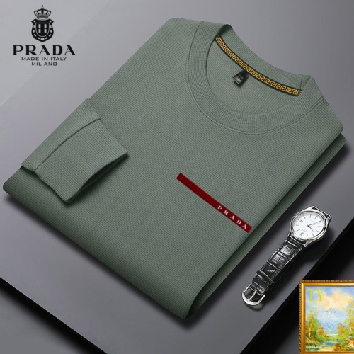 Prada Hoodies Long Sleeved For Men #1248713 $40.00 USD, Wholesale Replica Prada Hoodies