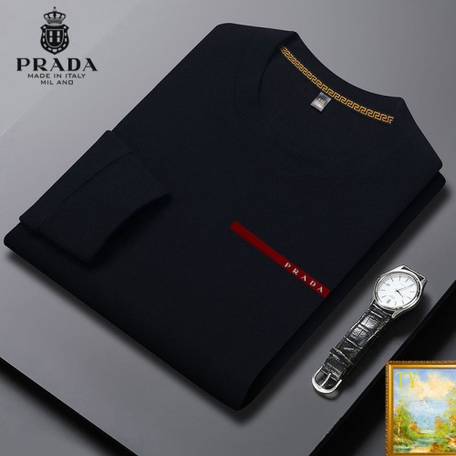 Prada Hoodies Long Sleeved For Men #1248716 $40.00 USD, Wholesale Replica Prada Hoodies