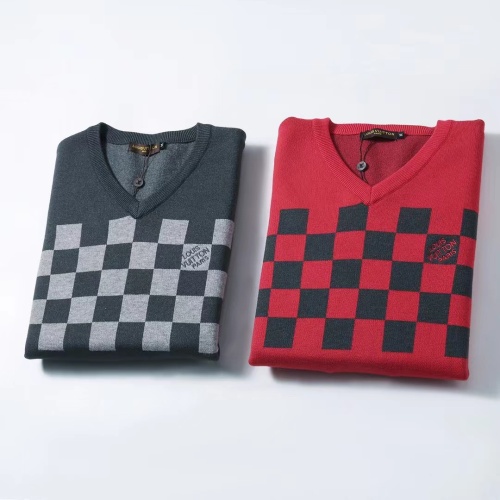 Replica Louis Vuitton LV Sweaters Long Sleeved For Men #1248717 $45.00 USD for Wholesale