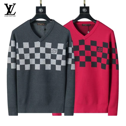 Replica Louis Vuitton LV Sweaters Long Sleeved For Men #1248718 $45.00 USD for Wholesale