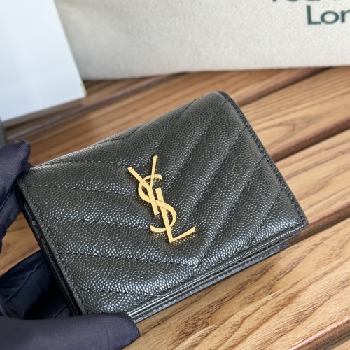 Yves Saint Laurent AAA Quality Wallets #1248720 $88.00 USD, Wholesale Replica Yves Saint Laurent AAA Wallets