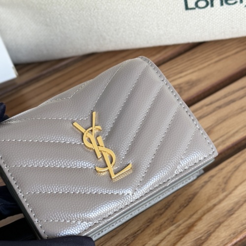 Yves Saint Laurent AAA Quality Wallets #1248722 $88.00 USD, Wholesale Replica Yves Saint Laurent AAA Wallets