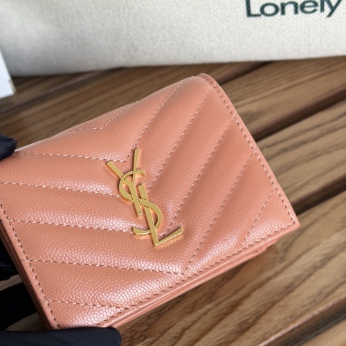 Yves Saint Laurent AAA Quality Wallets #1248723 $88.00 USD, Wholesale Replica Yves Saint Laurent AAA Wallets