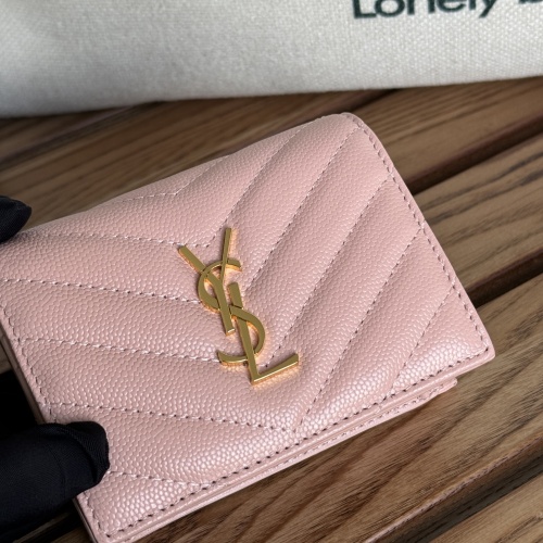 Yves Saint Laurent AAA Quality Wallets #1248724 $88.00 USD, Wholesale Replica Yves Saint Laurent AAA Wallets