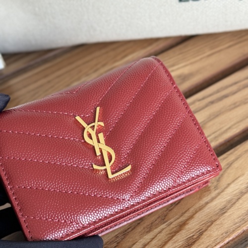 Yves Saint Laurent AAA Quality Wallets #1248726 $88.00 USD, Wholesale Replica Yves Saint Laurent AAA Wallets