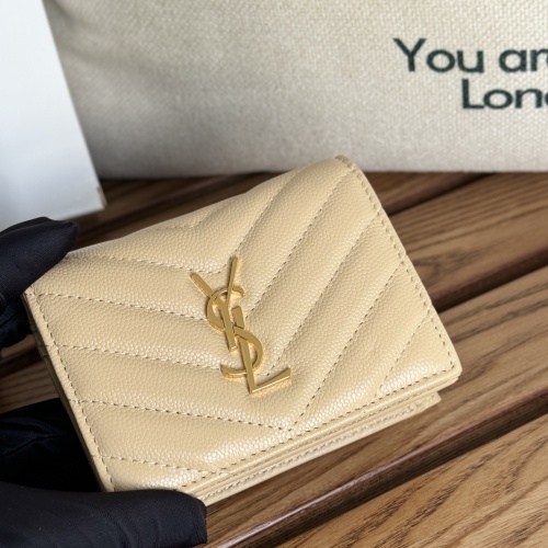 Yves Saint Laurent AAA Quality Wallets #1248729 $88.00 USD, Wholesale Replica Yves Saint Laurent AAA Wallets