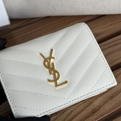 Yves Saint Laurent AAA Quality Wallets #1248730 $88.00 USD, Wholesale Replica Yves Saint Laurent AAA Wallets