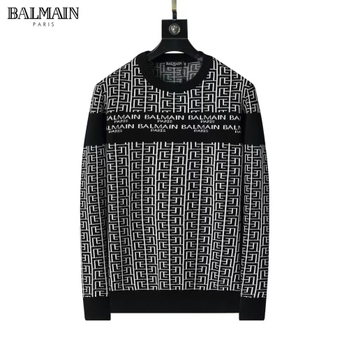 Balmain Sweaters Long Sleeved For Men #1248732 $45.00 USD, Wholesale Replica Balmain Sweaters