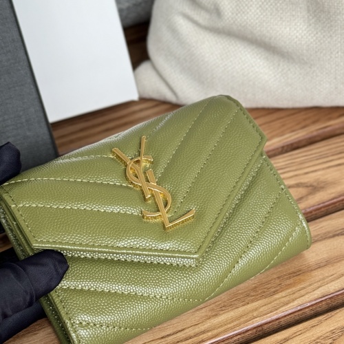 Yves Saint Laurent AAA Quality Wallets #1248733 $82.00 USD, Wholesale Replica Yves Saint Laurent AAA Wallets