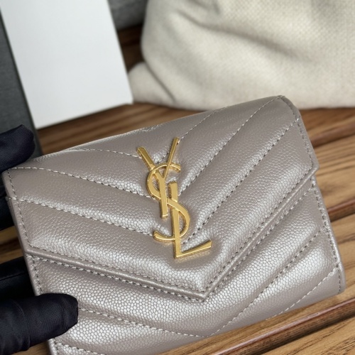 Yves Saint Laurent AAA Quality Wallets #1248734 $82.00 USD, Wholesale Replica Yves Saint Laurent AAA Wallets