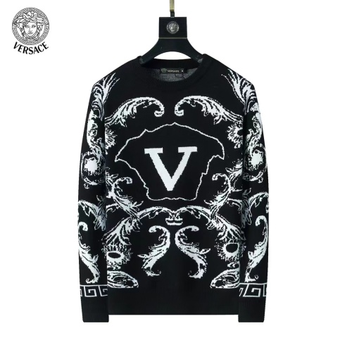 Versace Sweaters Long Sleeved For Men #1248736 $45.00 USD, Wholesale Replica Versace Sweaters