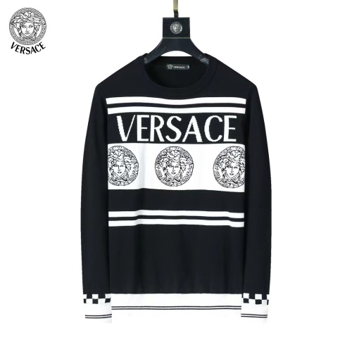 Versace Sweaters Long Sleeved For Men #1248741 $45.00 USD, Wholesale Replica Versace Sweaters