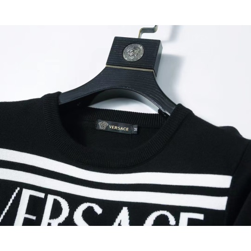 Replica Versace Sweaters Long Sleeved For Men #1248741 $45.00 USD for Wholesale