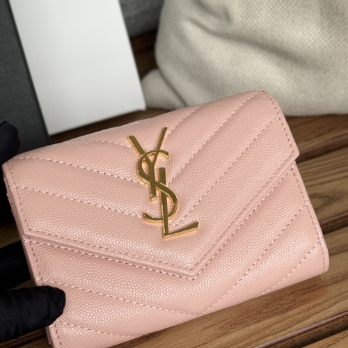 Yves Saint Laurent AAA Quality Wallets #1248742 $82.00 USD, Wholesale Replica Yves Saint Laurent AAA Wallets