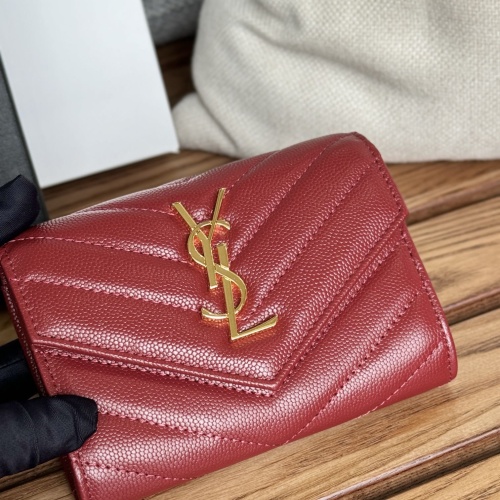 Yves Saint Laurent AAA Quality Wallets #1248743 $82.00 USD, Wholesale Replica Yves Saint Laurent AAA Wallets