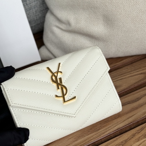 Yves Saint Laurent AAA Quality Wallets #1248746 $82.00 USD, Wholesale Replica Yves Saint Laurent AAA Wallets