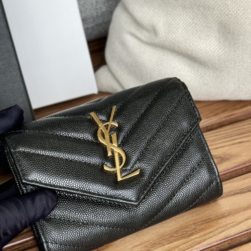 Yves Saint Laurent AAA Quality Wallets #1248747 $82.00 USD, Wholesale Replica Yves Saint Laurent AAA Wallets