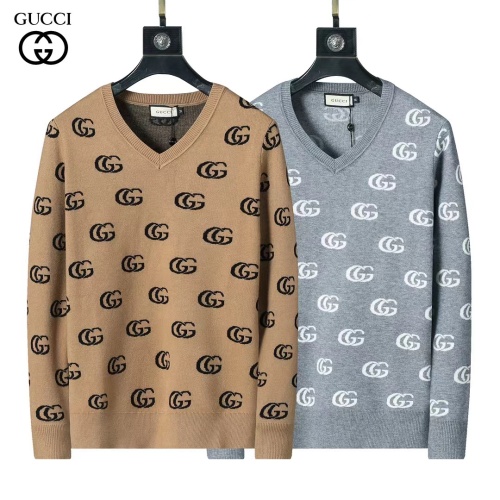 Replica Gucci Sweaters Long Sleeved For Men #1248754 $45.00 USD for Wholesale