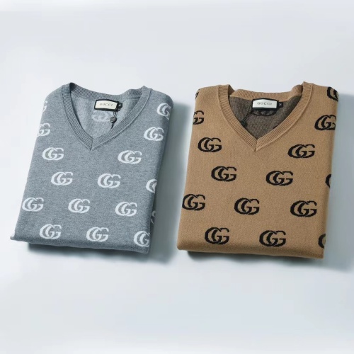 Replica Gucci Sweaters Long Sleeved For Men #1248754 $45.00 USD for Wholesale