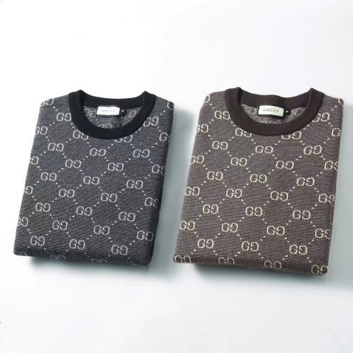 Replica Gucci Sweaters Long Sleeved For Men #1248756 $45.00 USD for Wholesale