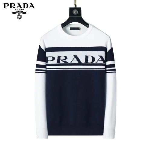 Prada Sweater Long Sleeved For Men #1248763 $45.00 USD, Wholesale Replica Prada Sweater