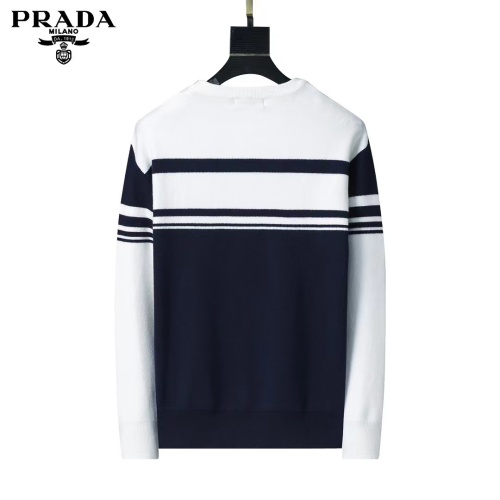 Replica Prada Sweater Long Sleeved For Men #1248763 $45.00 USD for Wholesale