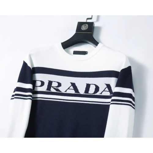 Replica Prada Sweater Long Sleeved For Men #1248763 $45.00 USD for Wholesale