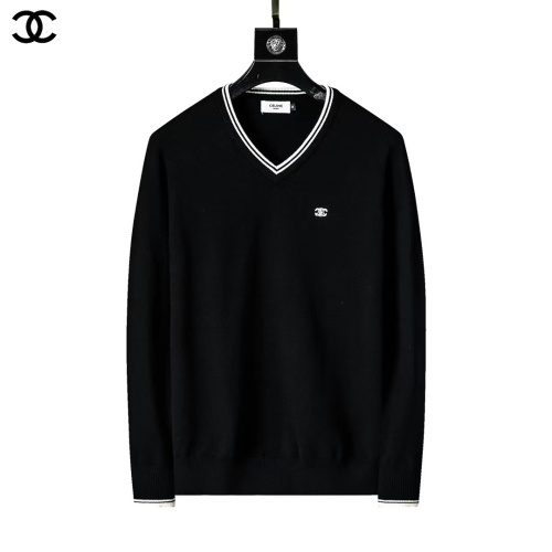 Celine Sweaters Long Sleeved For Men #1248765 $45.00 USD, Wholesale Replica Celine Sweaters