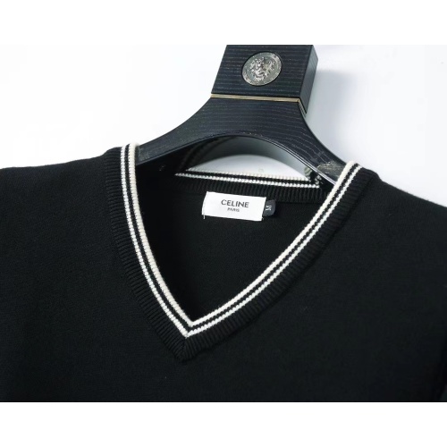 Replica Celine Sweaters Long Sleeved For Men #1248765 $45.00 USD for Wholesale