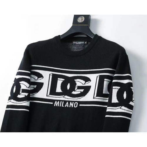 Replica Dolce & Gabbana D&G Sweaters Long Sleeved For Men #1248766 $45.00 USD for Wholesale