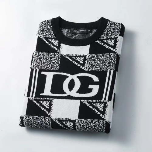 Replica Dolce & Gabbana D&G Sweaters Long Sleeved For Men #1248767 $45.00 USD for Wholesale