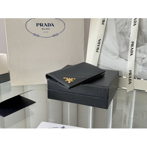 Replica Prada AAA Quality Card Case In Navy #1248771 $72.00 USD for Wholesale