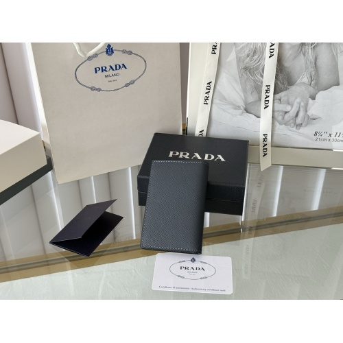 Replica Prada AAA Quality Card Case In Navy #1248773 $72.00 USD for Wholesale