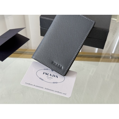 Replica Prada AAA Quality Card Case In Navy #1248774 $72.00 USD for Wholesale