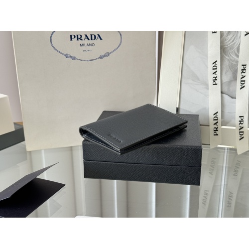 Replica Prada AAA Quality Card Case In Navy #1248774 $72.00 USD for Wholesale