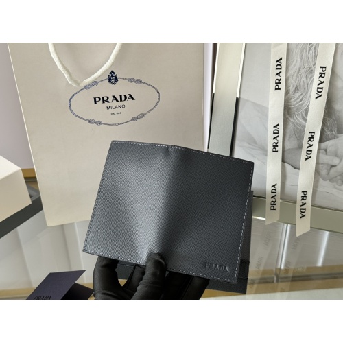 Replica Prada AAA Quality Card Case In Navy #1248774 $72.00 USD for Wholesale