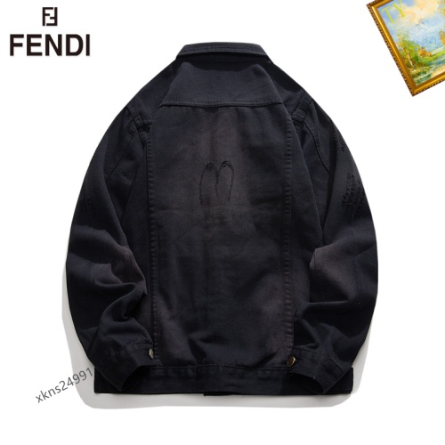 Replica Fendi Jackets Long Sleeved For Men #1248794 $60.00 USD for Wholesale